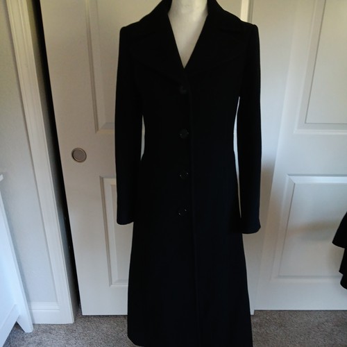 Dkny womens black wool - black, long